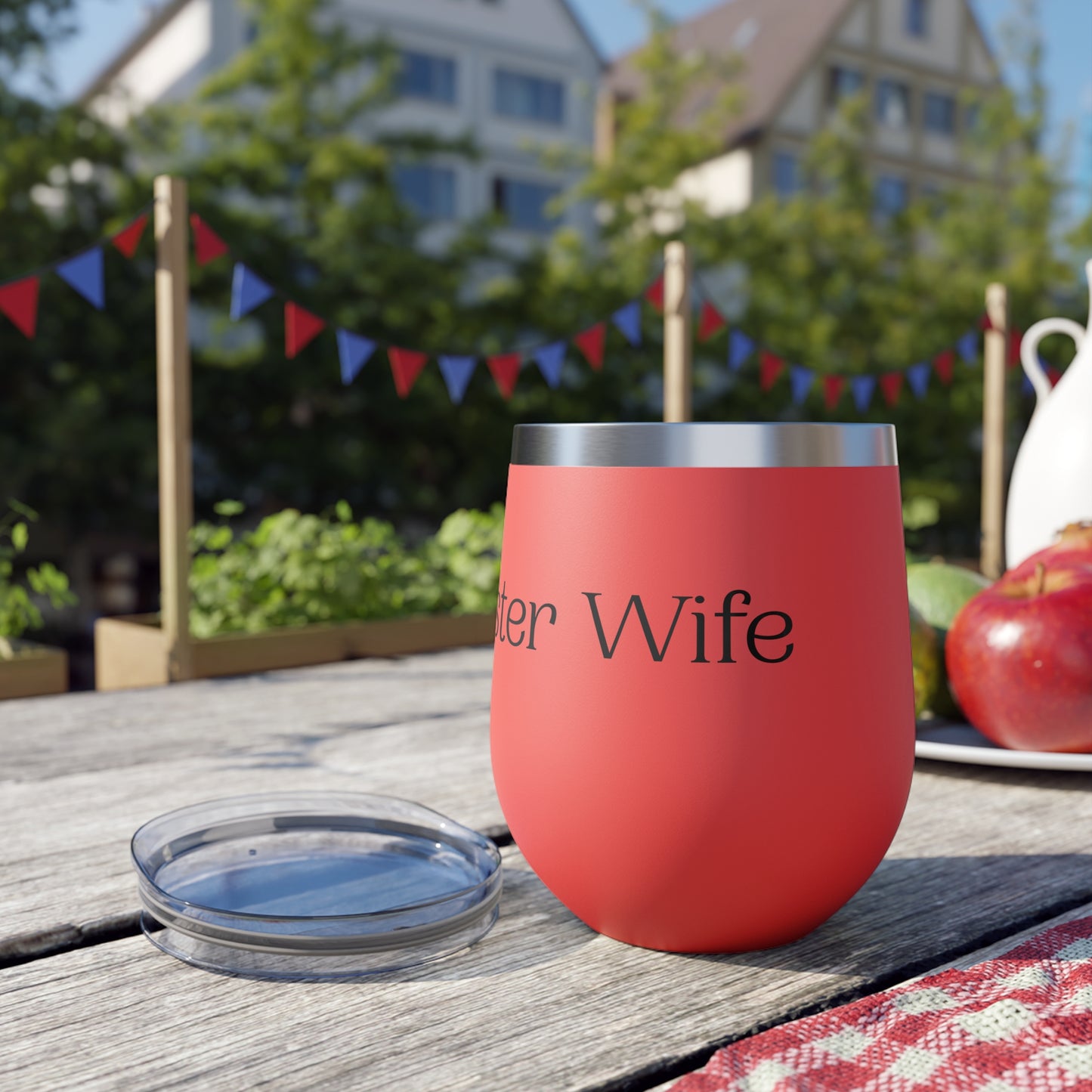 Sister Wife 12oz Insulated Wine Tumbler — Copper Vacuum Travel Cup