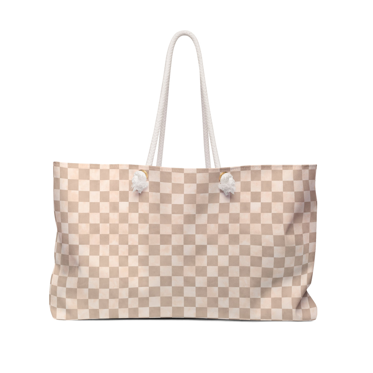 Sample Neutral Bag Neutral Checker Weekender Bag | Minimalist Travel Tote | ENM & Polyamo ...